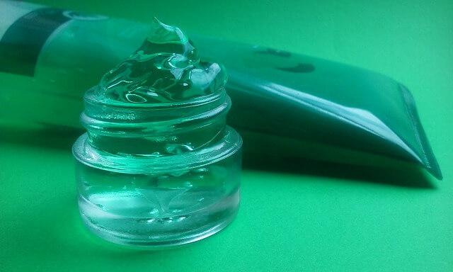 Aloe Vera Gel in a bottle