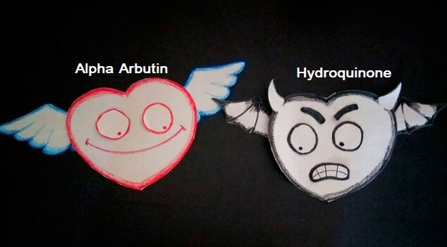 Alpha Arbutin versus Hydroquinone - The Good and the Bad Graphic