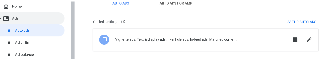 Auto Ads in Google Adsense