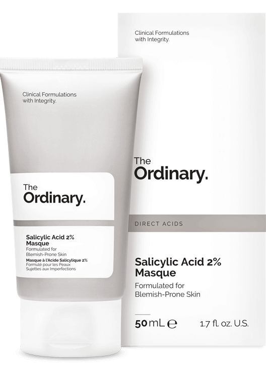 The Ordinary Salicylic Acid 2% Masque for Exfoliation and removing blemishes