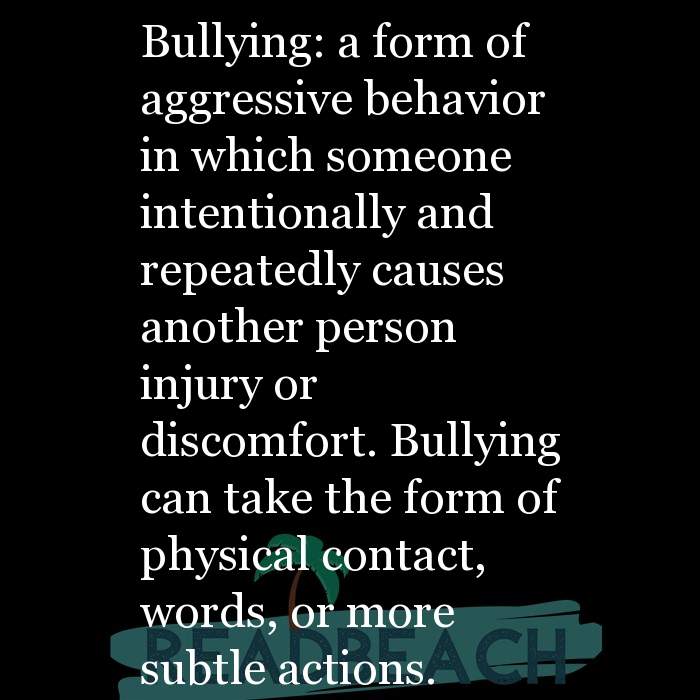 a bully is always a coward