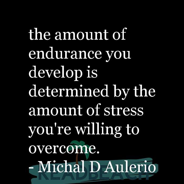 the amount of endurance is determined by the ... -