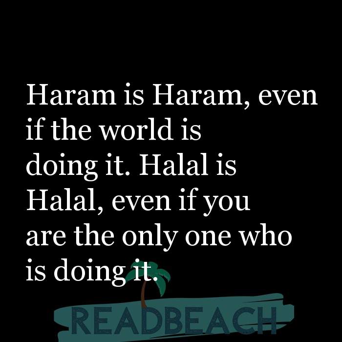 حلال Halal Quotes - ReadBeach Quotes
