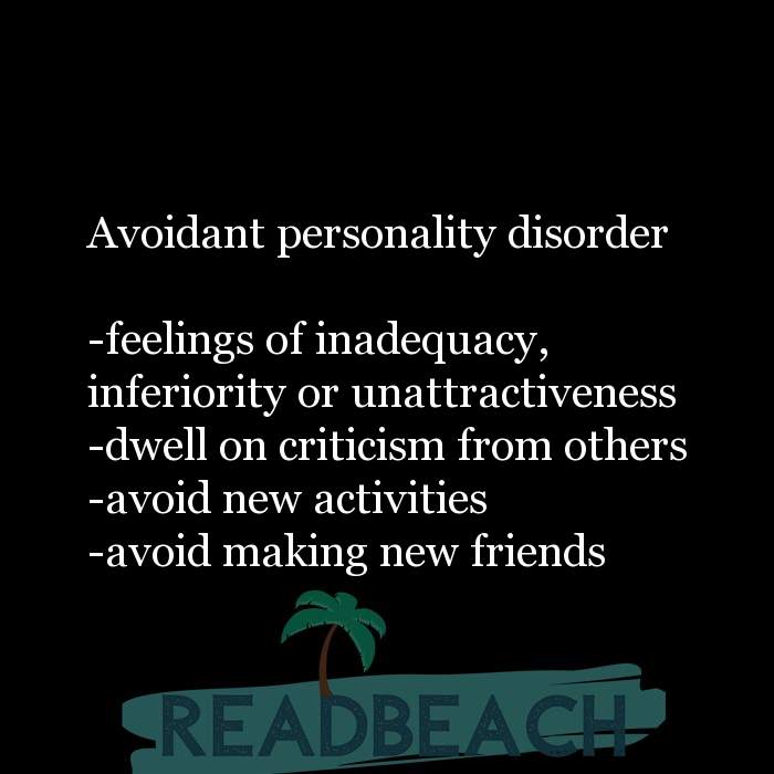 Disorder personality is what avoidant What Is