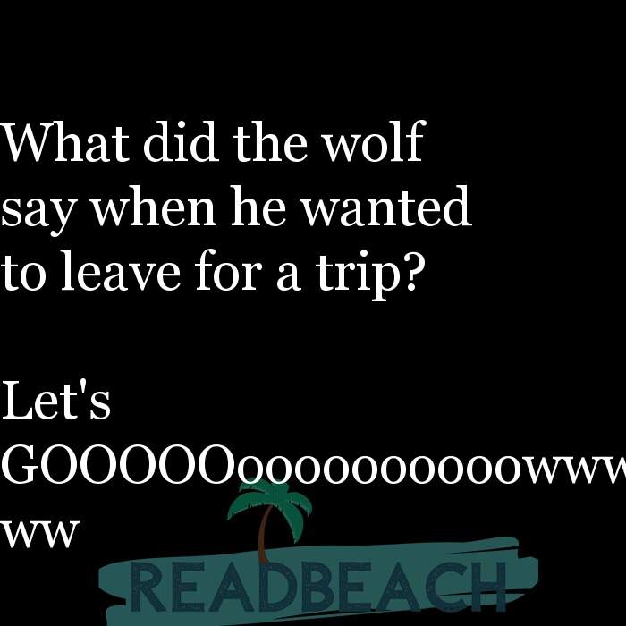 Wolf Puns 🐺Funny Wolf Jokes - ReadBeach Quotes